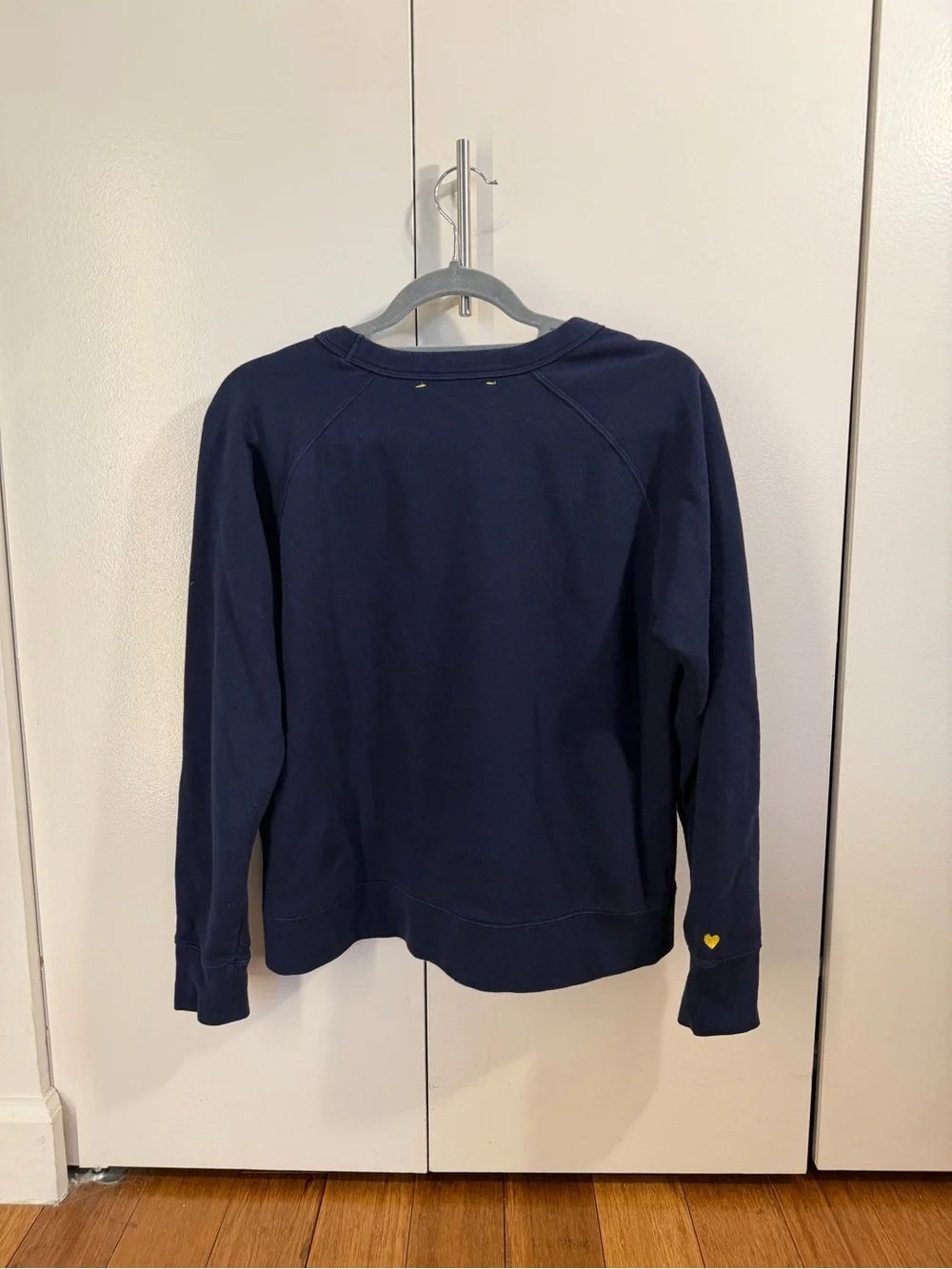 KERRI ROSENTHAL - Navy Graphic Crewneck - Navy/Pink